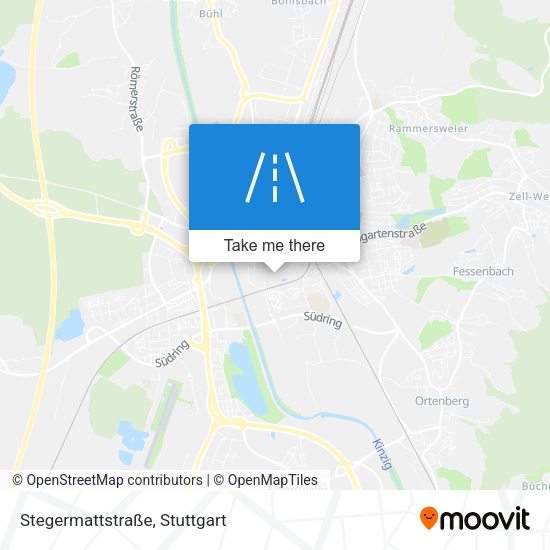 Карта Stegermattstraße