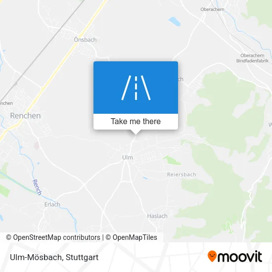 Карта Ulm-Mösbach