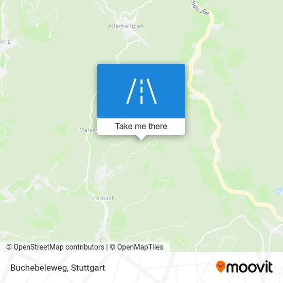 Buchebeleweg map