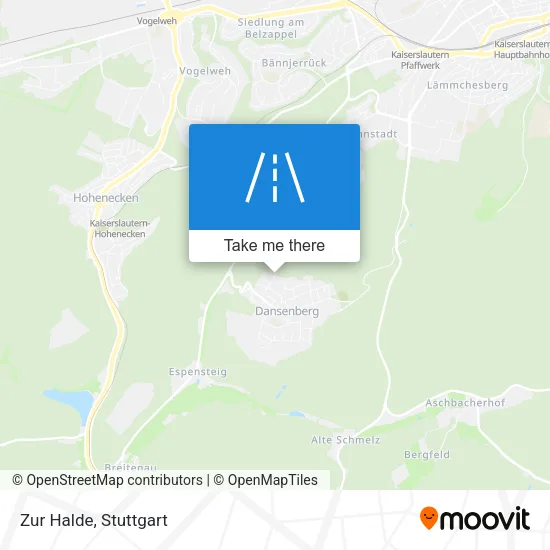Карта Zur Halde
