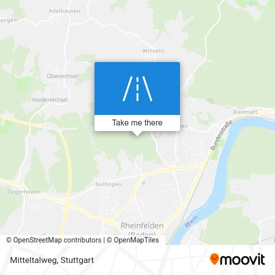 Карта Mitteltalweg