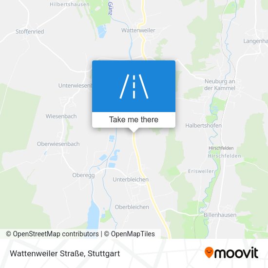 Wattenweiler Straße map