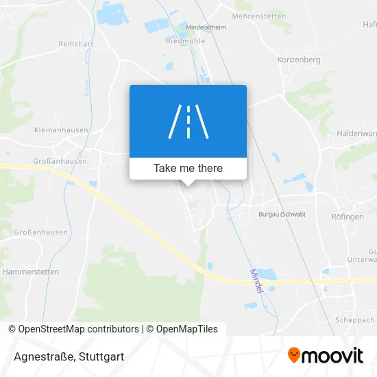 Agnestraße map