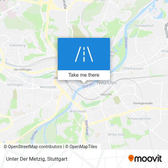 Карта Unter Der Metzig