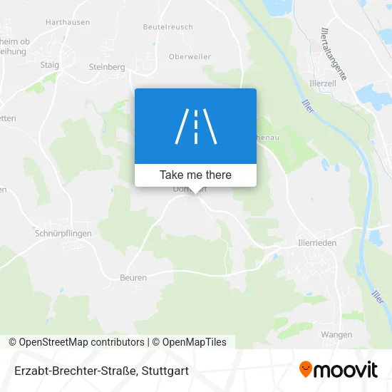 Карта Erzabt-Brechter-Straße