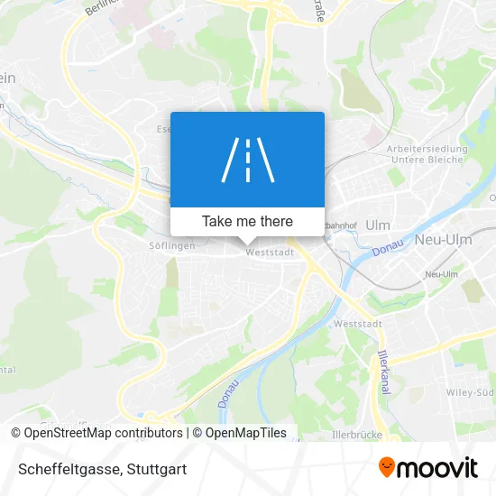 Карта Scheffeltgasse