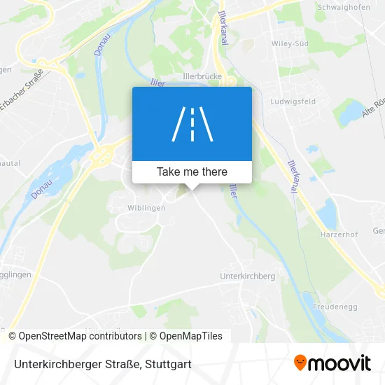 Карта Unterkirchberger Straße