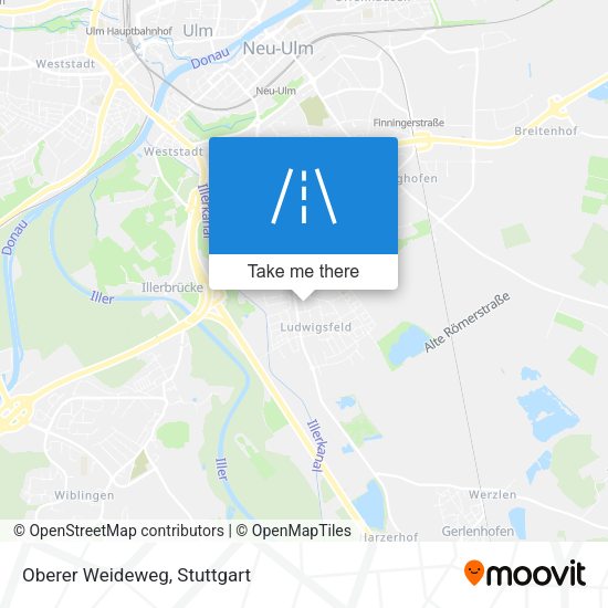 Oberer Weideweg map