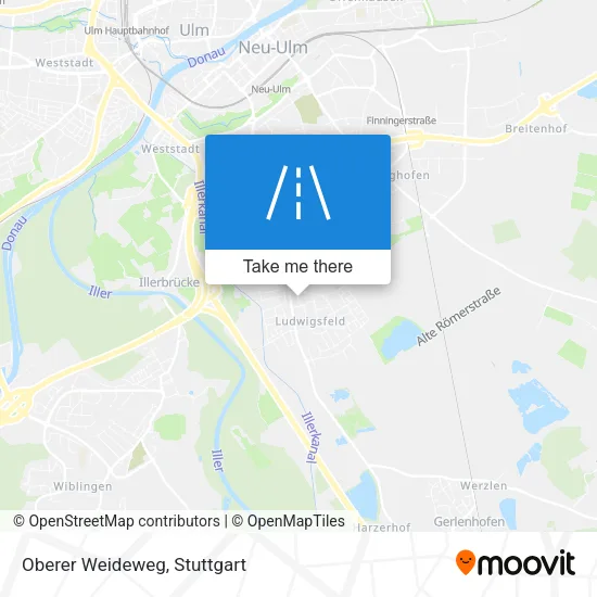 Карта Oberer Weideweg