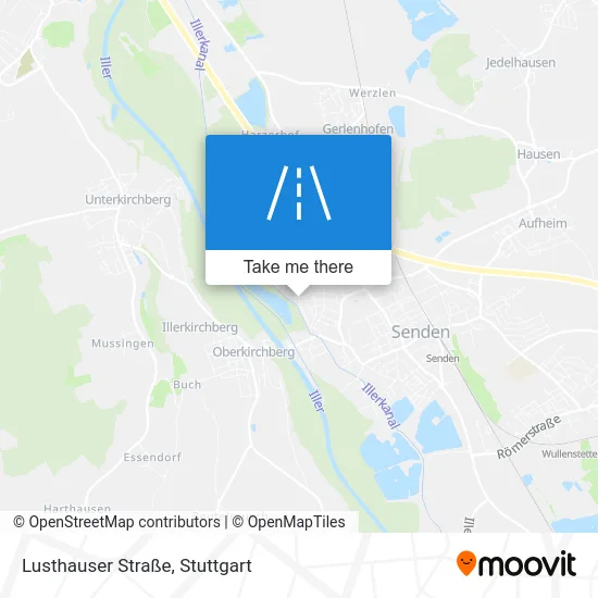 Карта Lusthauser Straße