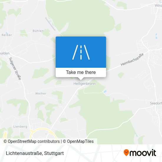 Lichtenaustraße map