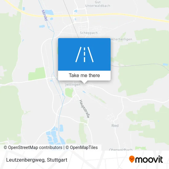 Leutzenbergweg map