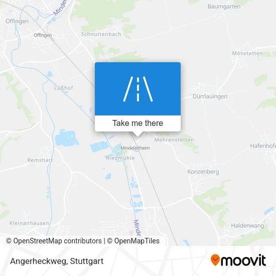 Карта Angerheckweg