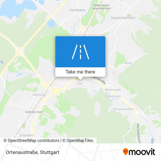 Ortenaustraße map