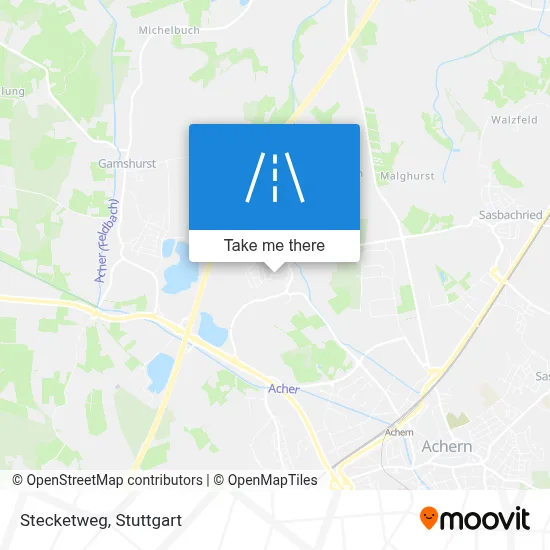 Stecketweg map