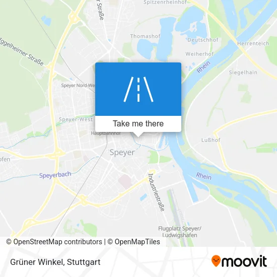 Grüner Winkel map