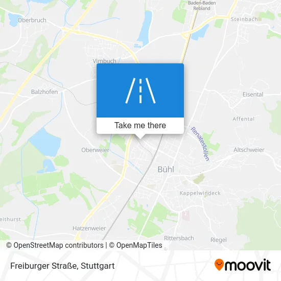 Карта Freiburger Straße