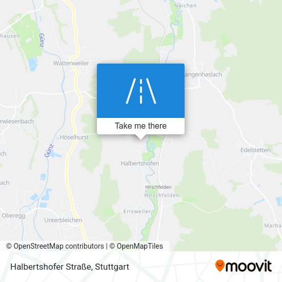Halbertshofer Straße map