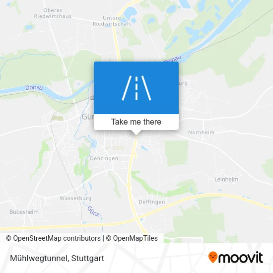 Карта Mühlwegtunnel
