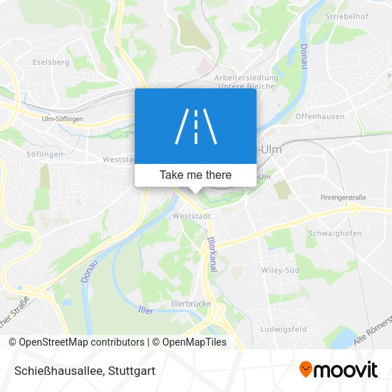 Schießhausallee map