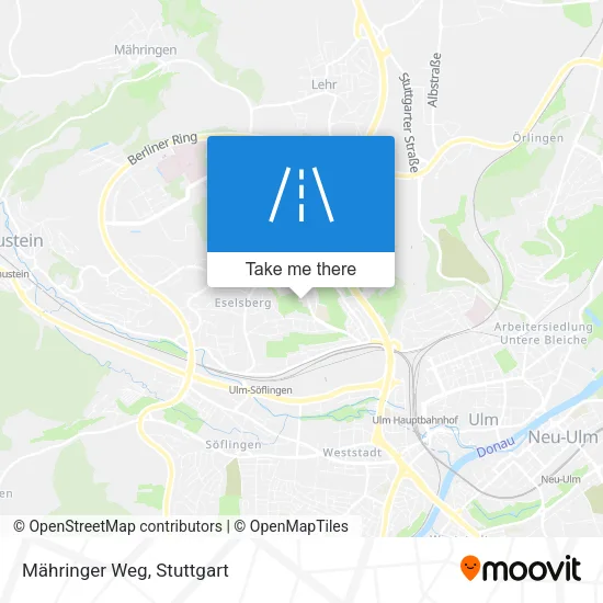 Карта Mähringer Weg