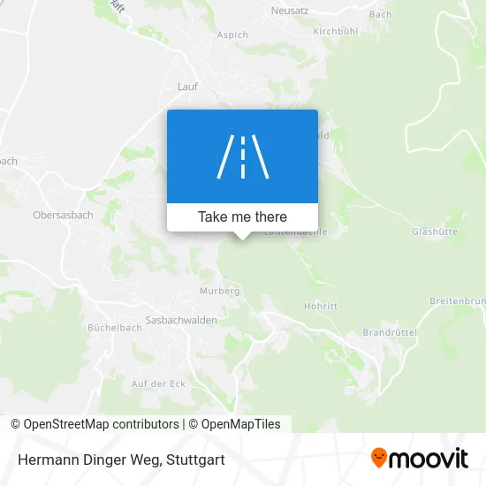 Карта Hermann Dinger Weg