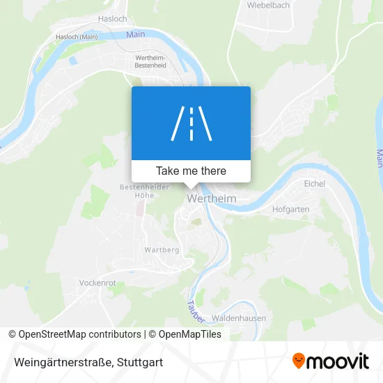 Карта Weingärtnerstraße