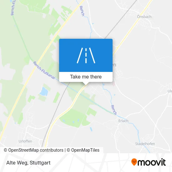 Карта Alte Weg