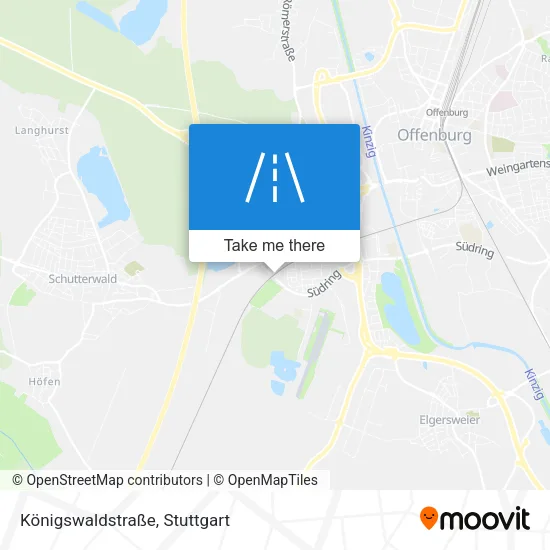 Карта Königswaldstraße