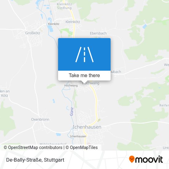 De-Bally-Straße map