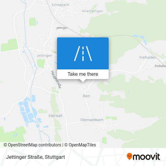 Jettinger Straße map