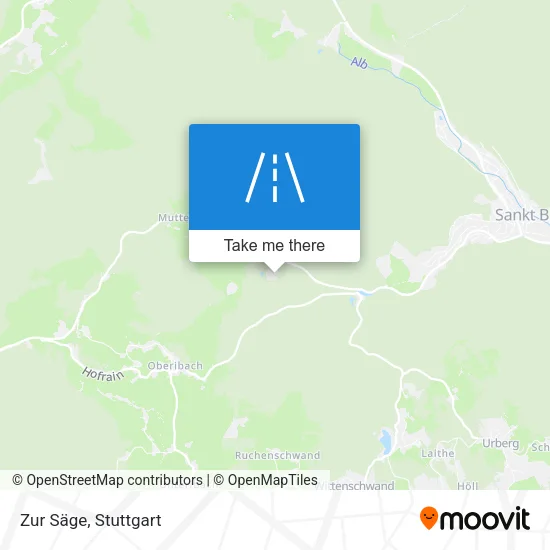 Карта Zur Säge