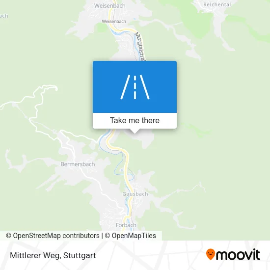 Карта Mittlerer Weg