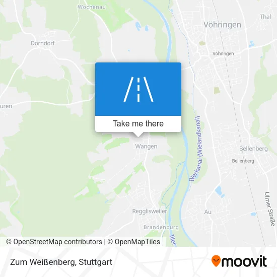 Карта Zum Weißenberg