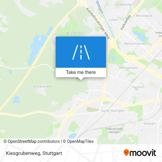 Карта Kiesgrubenweg