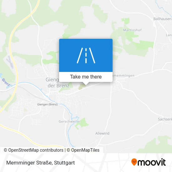 Карта Memminger Straße