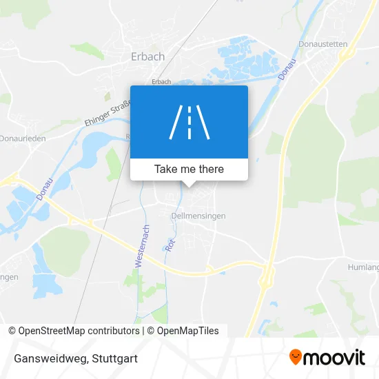 Gansweidweg map