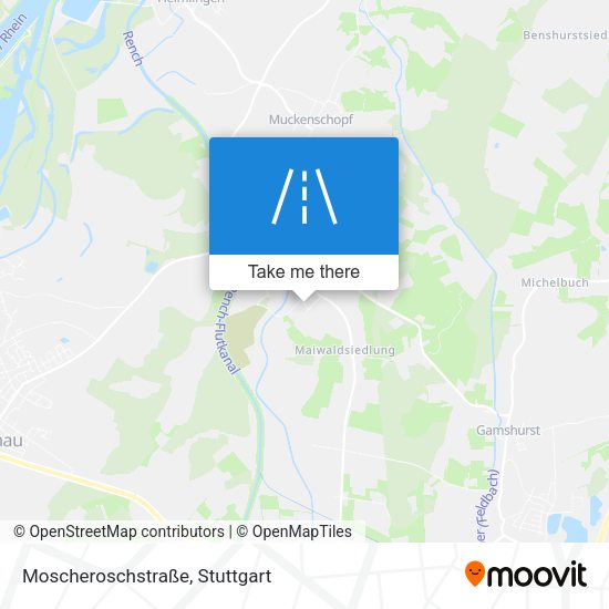 Moscheroschstraße map