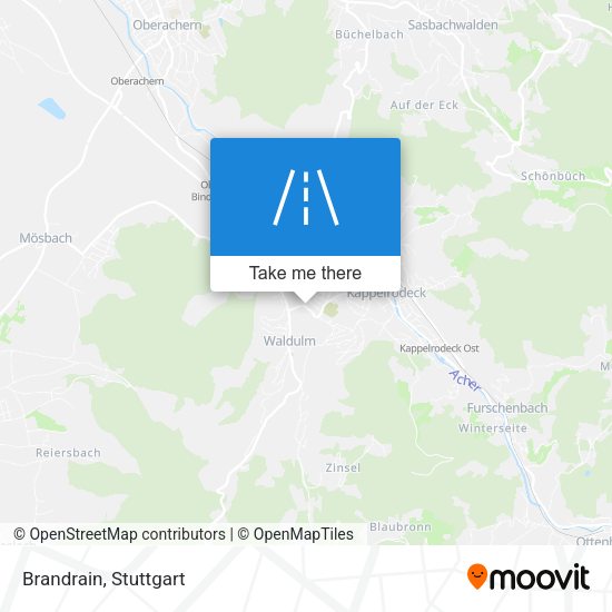 Brandrain map