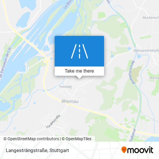 Langesträngstraße map