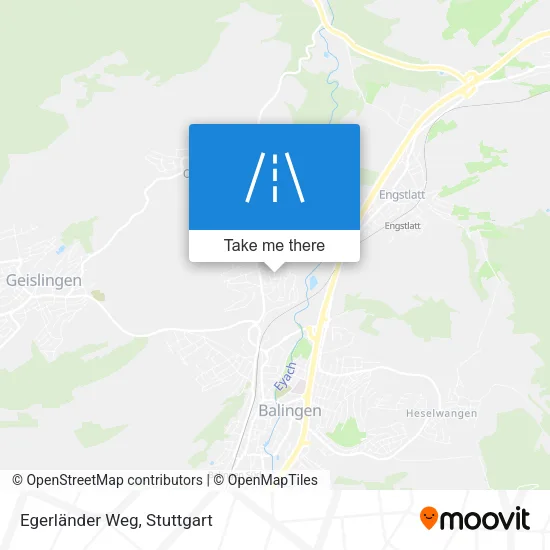 Карта Egerländer Weg