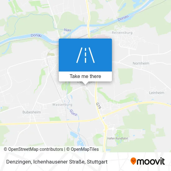 Denzingen, Ichenhausener Straße map