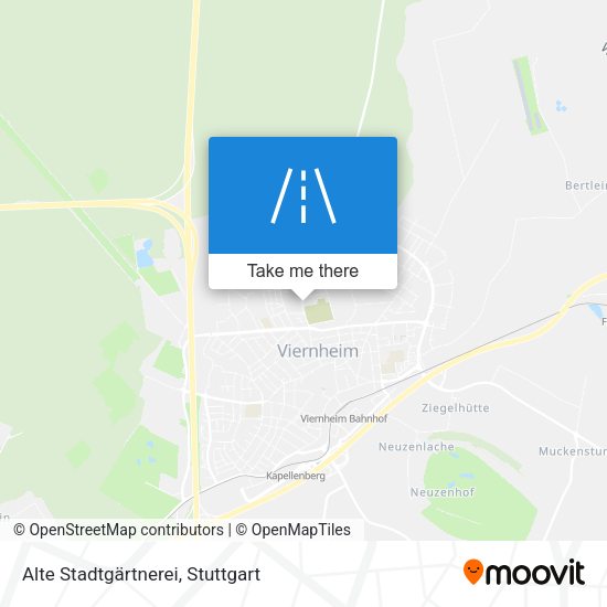 Alte Stadtgärtnerei map