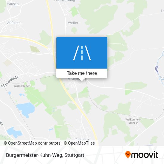 Bürgermeister-Kuhn-Weg map