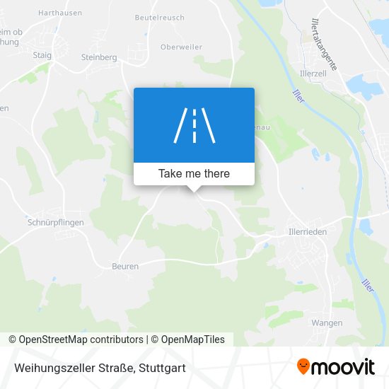 Weihungszeller Straße map