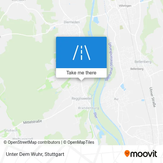 Карта Unter Dem Wuhr