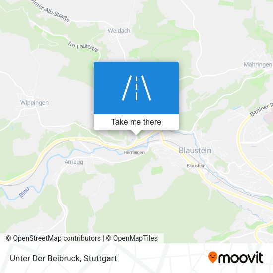 Unter Der Beibruck map