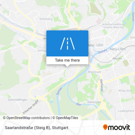 Saarlandstraße (Steig B) map