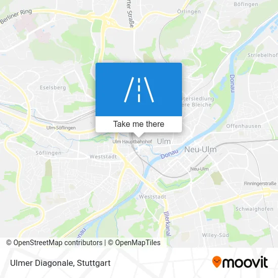 Карта Ulmer Diagonale