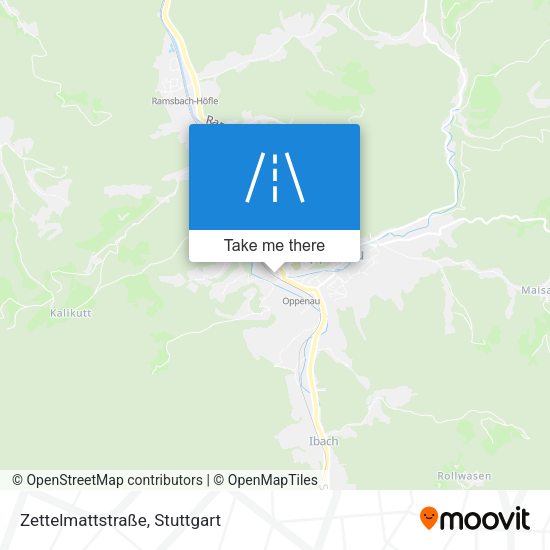 Карта Zettelmattstraße